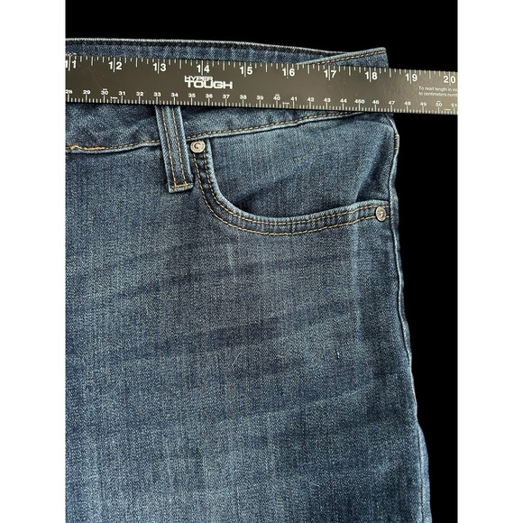 Seven7 Jean Shorts Size 14 Womens Weekend Short Mid Rise Blue Denim Stretch L - Picture 8 of 10